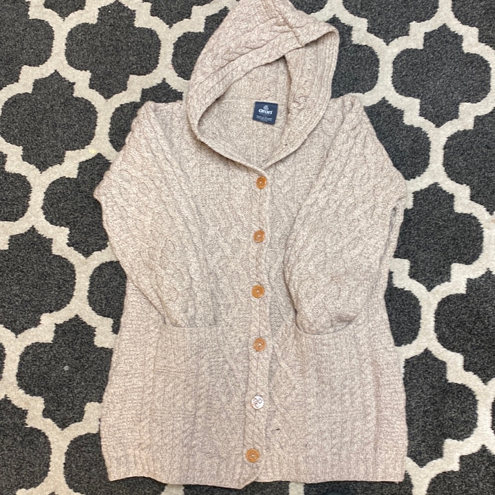 Aran Craft wool sweater